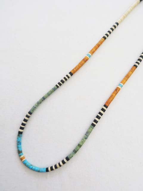 MICRO HEISHI<br>NECKLACE