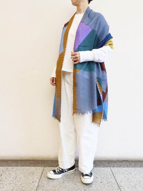 SHAWL CONFETTI STRIPES