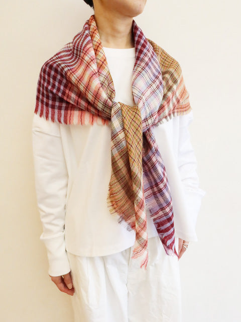 SCARF WOVEN CHECK