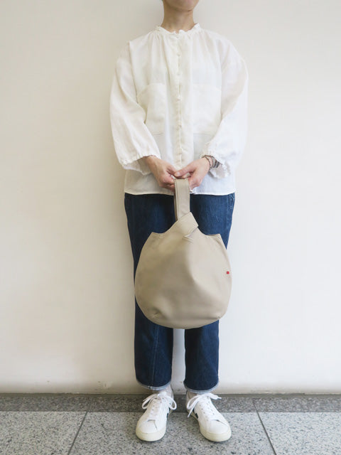 レザークロスバッグL