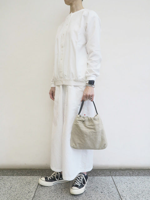 コットンリネン<br>ギャザーバッグ