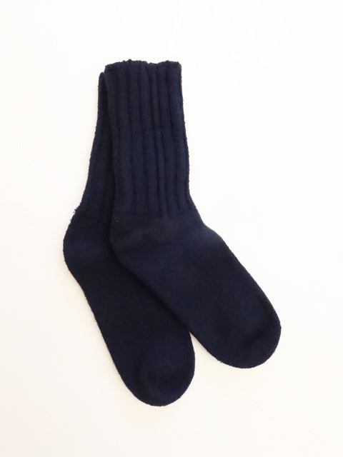 Cotton Silk<br>Ribbed Socks