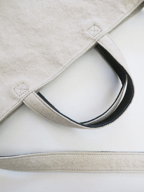 コットンリネン<br>2WAYトートバッグM