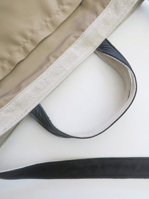 コットンリネン<br>2WAYトートバッグM