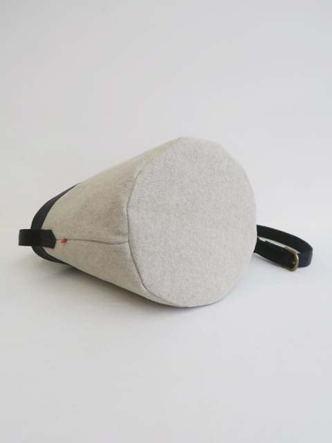 コットンリネン<br>バケツ型ショルダーバッグS