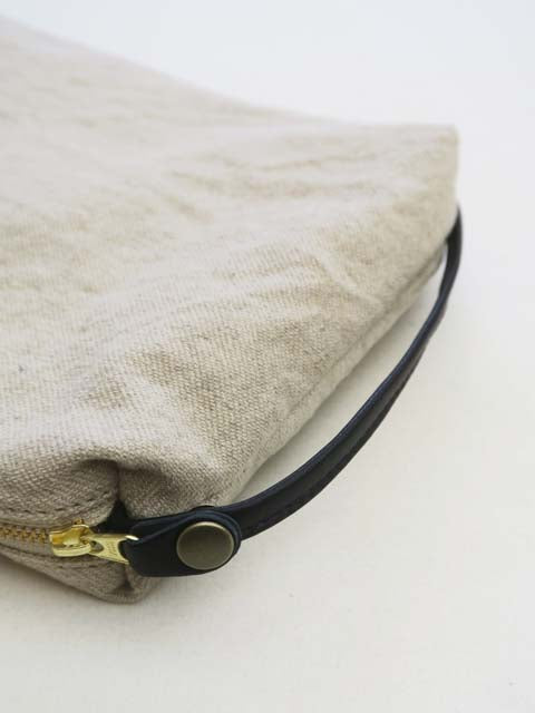 コットンリネン<br>ポーチバッグ