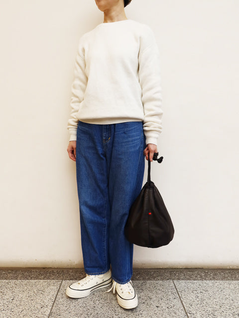 レザー巾着バッグM