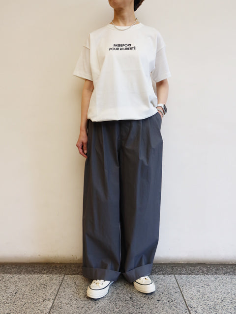 3タックワイドパンツ