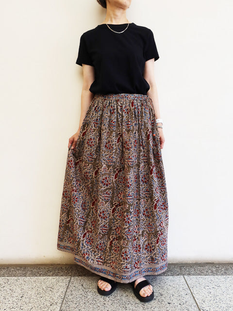 HAND BLOCK PRINTED<br>SKIRT