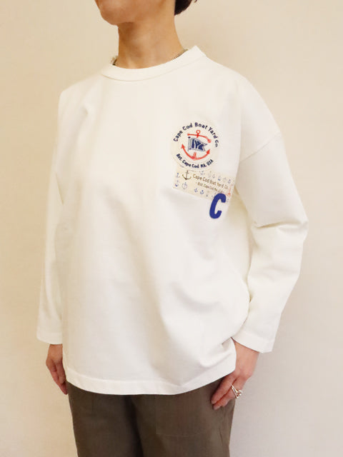 ワッペンペタペタ<br>長袖Tシャツ