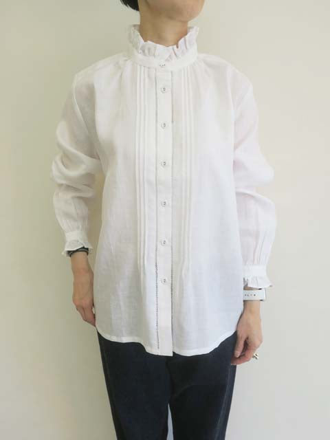 スタンダードリネン<br>アグネスブラウス