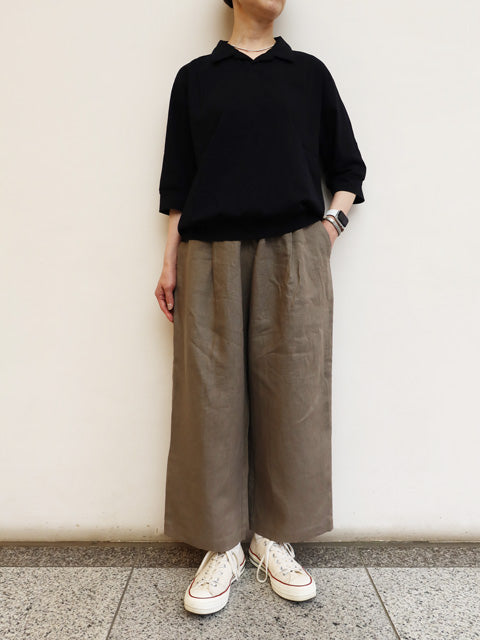 ソリッドリネン ヴォヤージュパンツ