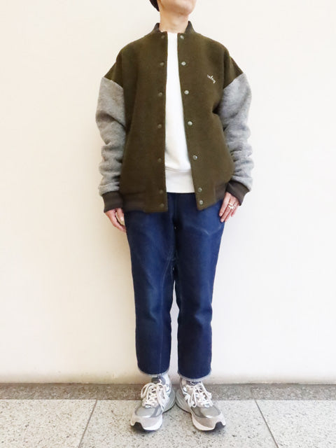 ウールポリエステルスタジャン