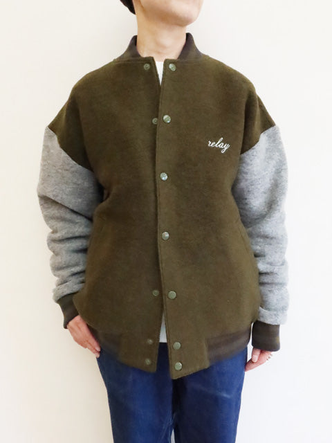 ウールポリエステルスタジャン