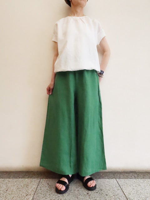 WIDE LINEN PANTS