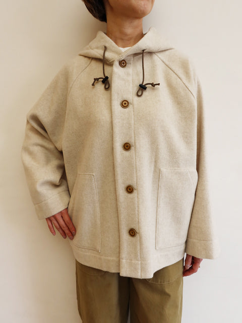 hooded coat