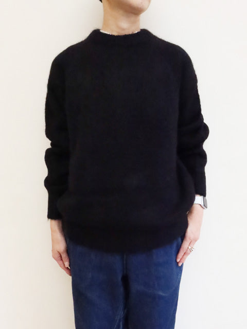 3G天竺 アルパカ×ウール<br>ラグランスリーブ クルーネック