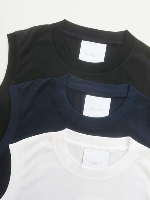 コットン天竺UV ノースリーブ