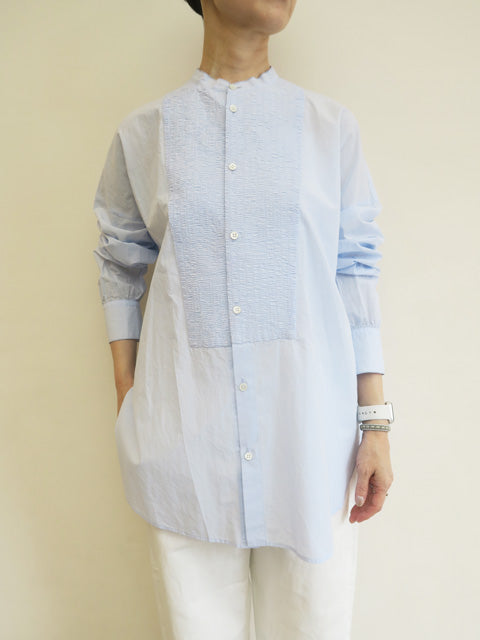 コットンサッカー<br>ブザムシャツ