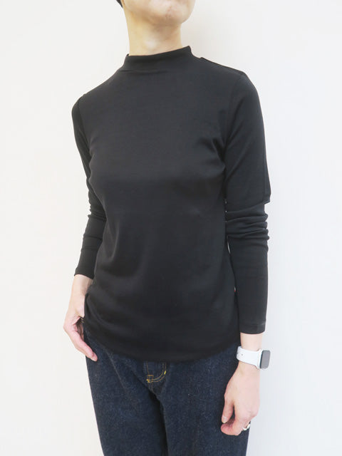 シルクコットン<br>モックネックプルオーバー