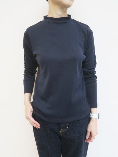 シルクコットン<br>モックネックプルオーバー