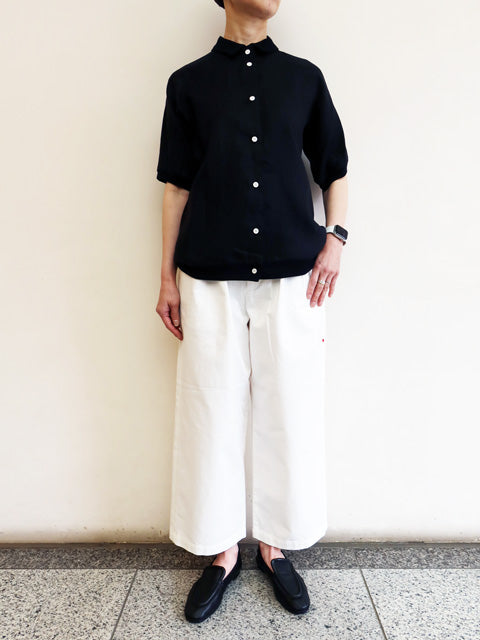 5分袖ブラウス