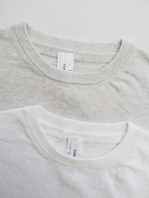 コットンニット<br>クルーネック