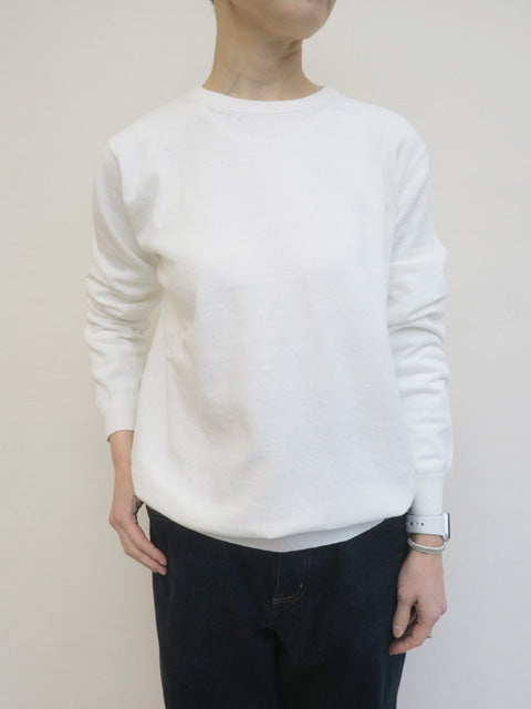 コットンニット<br>クルーネック