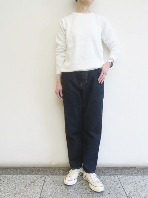 デニム クロップド テーパード