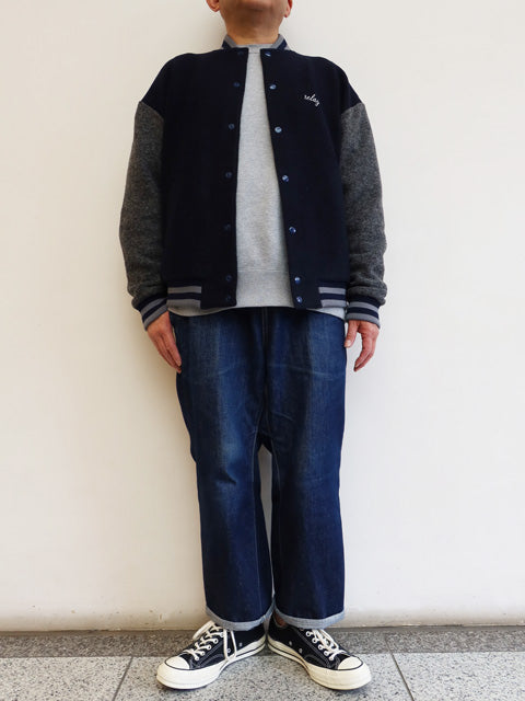 ウールポリエステルスタジャン