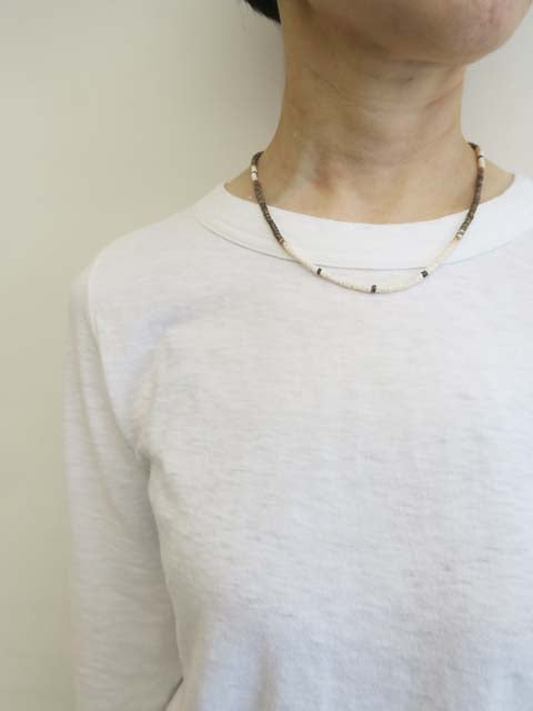 MICRO HEISHI<br>NECKLACE