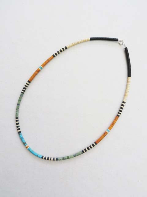 MICRO HEISHI<br>NECKLACE