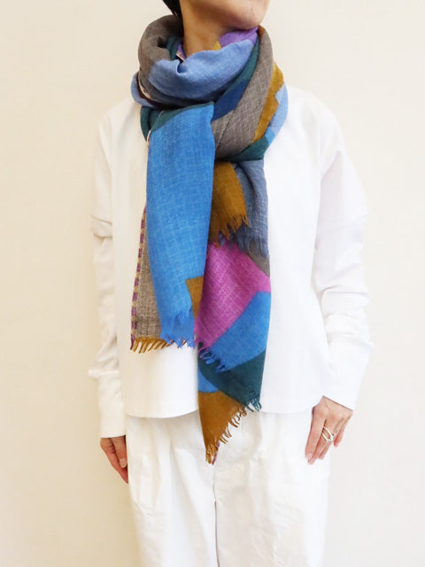 SHAWL CONFETTI STRIPES