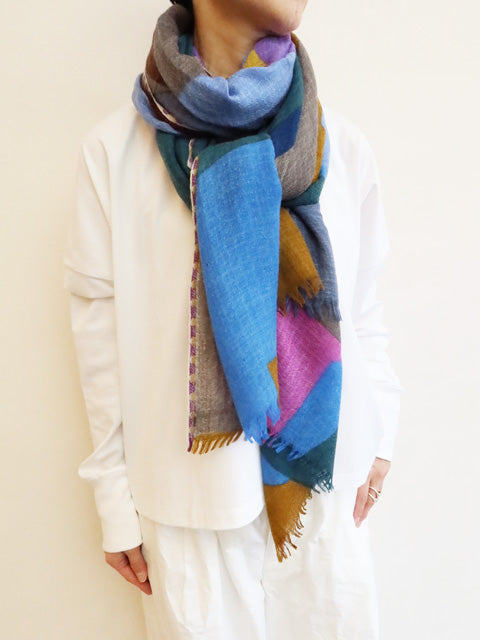 SHAWL CONFETTI STRIPES