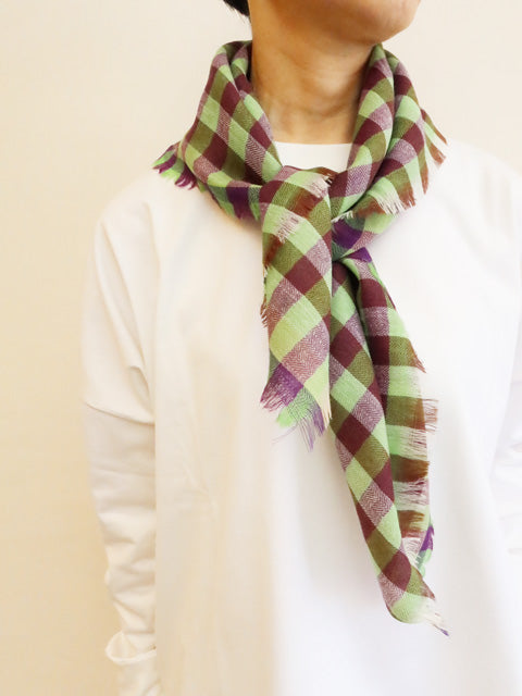 SCARF WOVEN CHECK