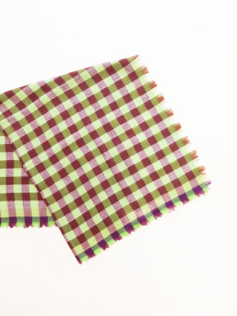 SCARF WOVEN CHECK