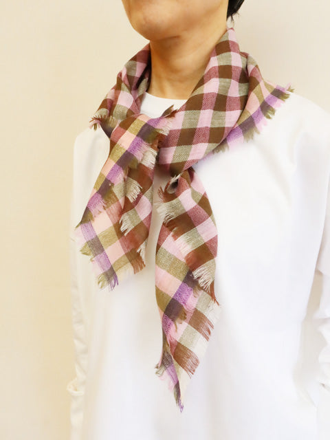 SCARF WOVEN CHECK
