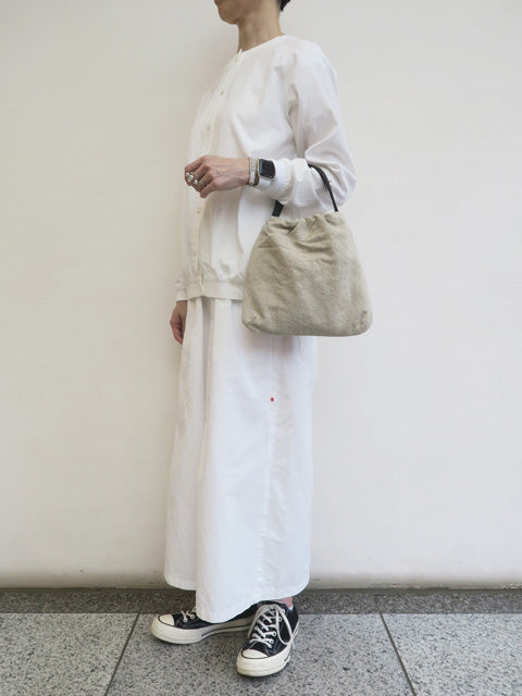 コットンリネン<br>ギャザーバッグ