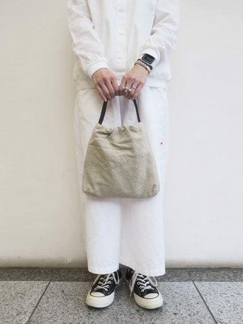 コットンリネン<br>ギャザーバッグ