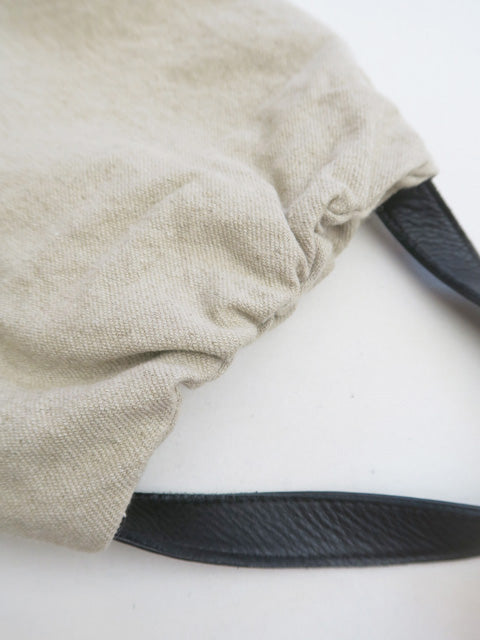 コットンリネン<br>ギャザーバッグ