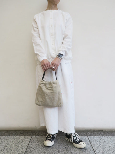 コットンリネン<br>ギャザーバッグ