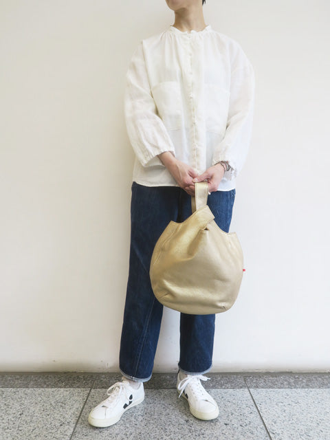 レザークロスバッグL