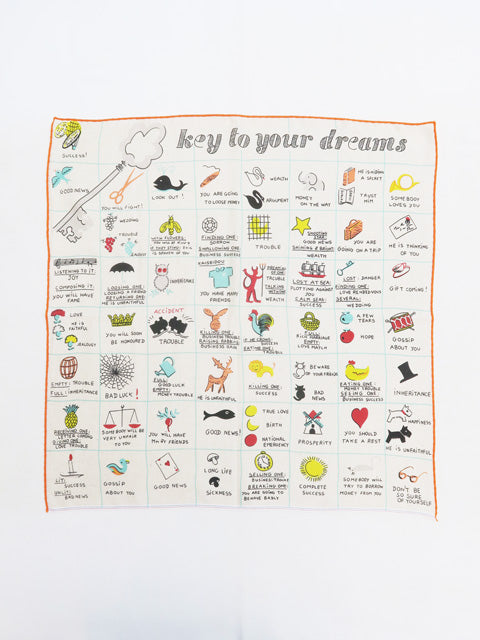 バンダナ<br>あなたの夢へのカギ柄