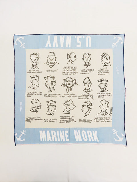 バンダナ<br>セーラーズキャップ柄