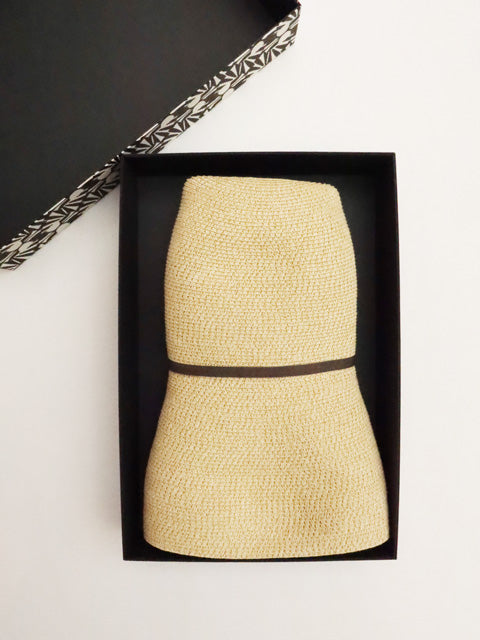 WR paper braid<br>light hat wide