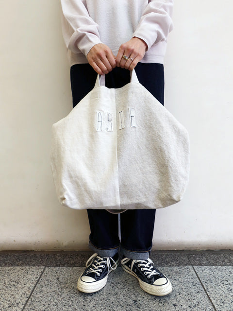 フランス USED シーツ MIX<br>ARTE トート&ショルダー BAG