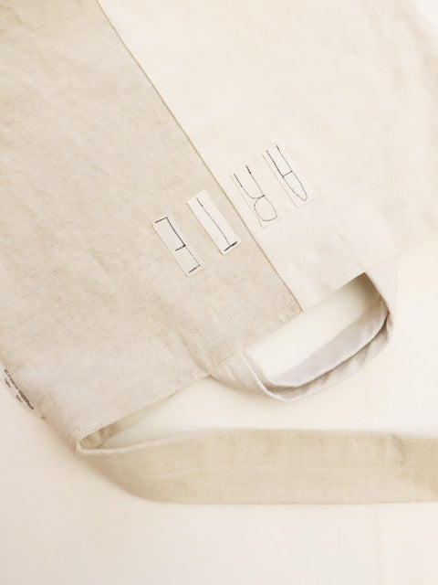 フランス USED シーツ MIX<br>ARTE トート&ショルダー BAG