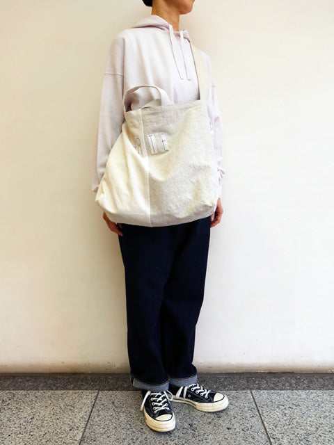 フランス USED シーツ MIX<br>ARTE トート&ショルダー BAG