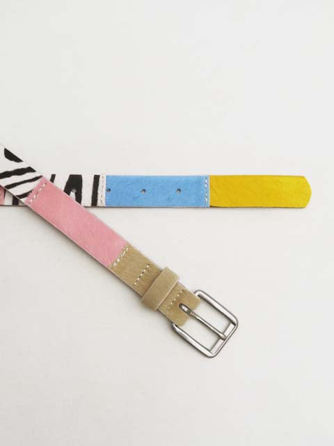 ヘアカーフ パッチワークベルト
