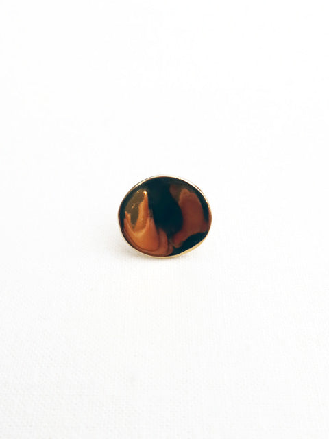 OVALINI BRONZE PIERCED